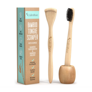 Bamboo Tongue Scraper For Adults