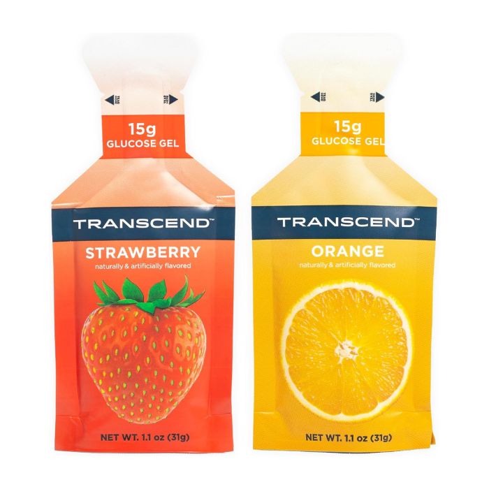 Transcend Foods Strawberry Orange Gels, Gluten Free