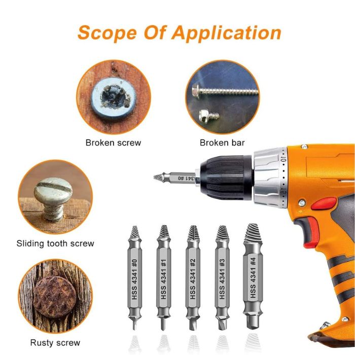 Thosaf Screw Extractor Set-Father's Day Gifts - Image 2