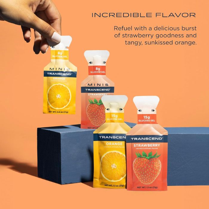 Transcend Foods Strawberry Orange Gels, Gluten Free - Image 2