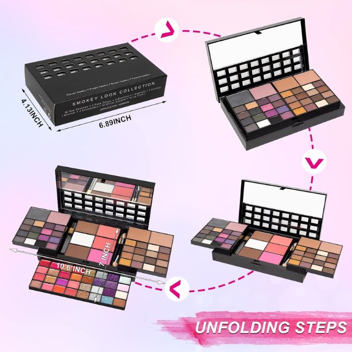 All In One Makeup Gift Kit - Ultimate Color Combination - Image 2
