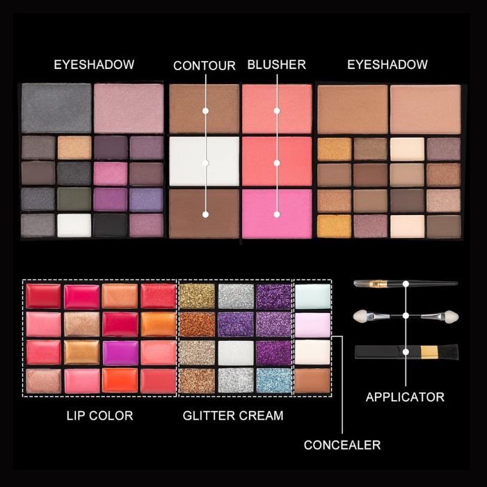 All In One Makeup Gift Kit - Ultimate Color Combination - Image 3