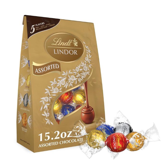 Lindt LINDOR Assorted Chocolate Candy Truffles - Image 2