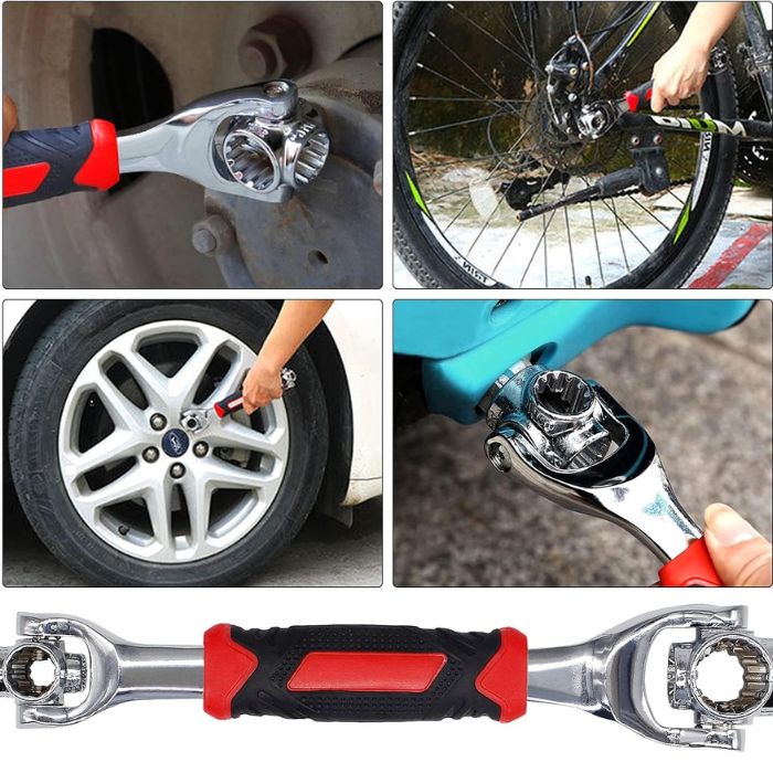 MultiFunction Wrench Tool with 360 Degree Rotating Head - Image 3