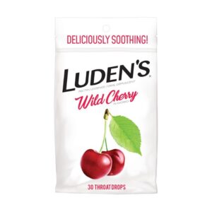 Luden's Wild Cherry Throat Drops Delicious Soothing